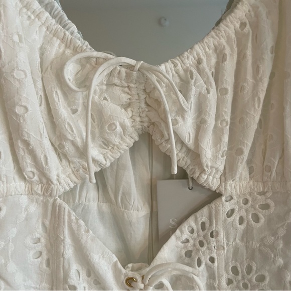 Saboskirt Luxe Leyton Eyelet Mini Dress - Picture 8 of 14